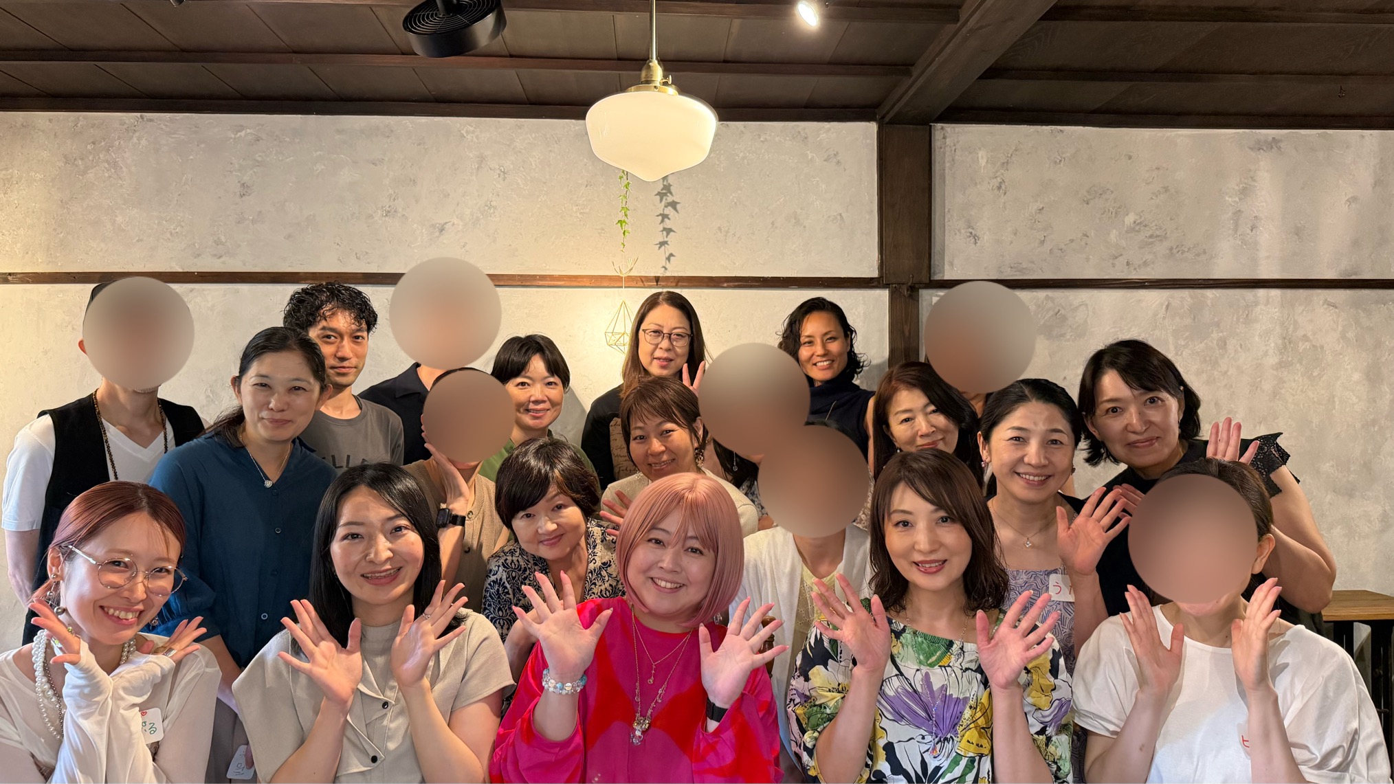交流会の集合写真